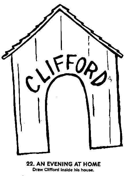 coloriage la niche de clifford